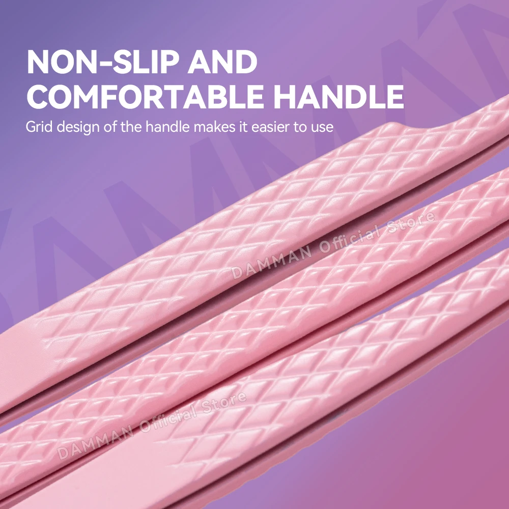 다만 섬유 팁 속눈썹 핀셋 (속눈썹 연장용) 미끄럼 방지 속눈썹 핀셋 속눈썹 연장용 핀셋 메이크업 도구