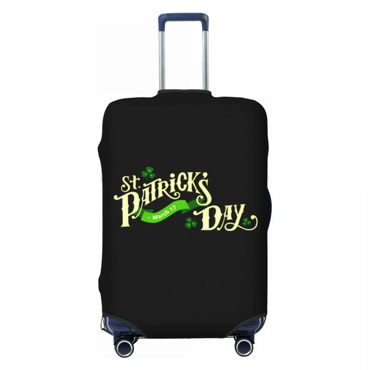 

Защитный чехол для чемодана ко Дню Святого Патрика, милый защитный чехол для дорожного чемодана, подходит для чемоданов 18-32 дюймов