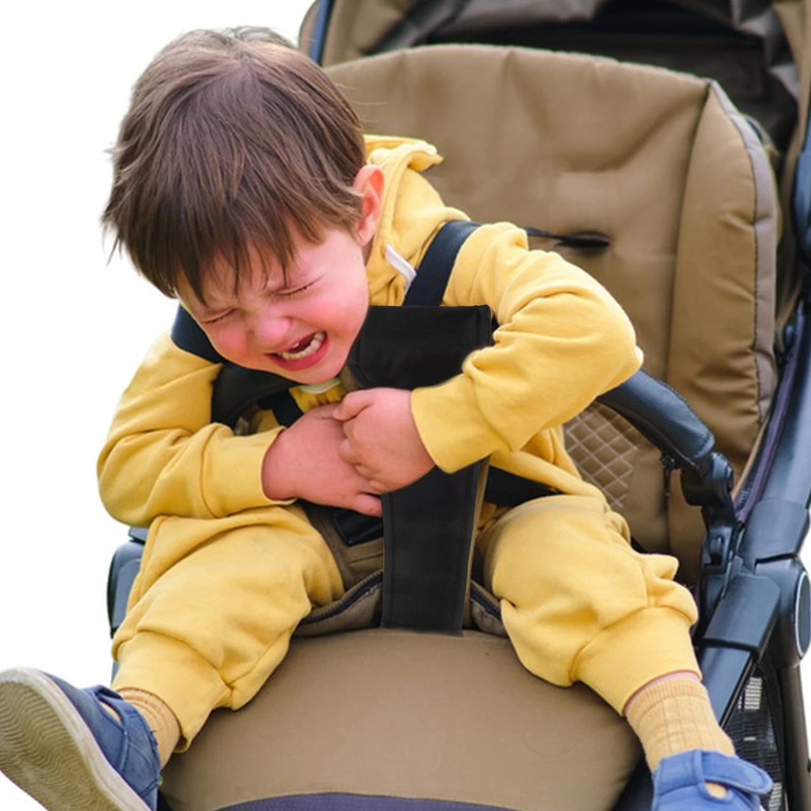 

3pcs Baby Stroller Crotch Belt Oxford Cloth Safety Strap Universal Portable Travel Protection Accessory