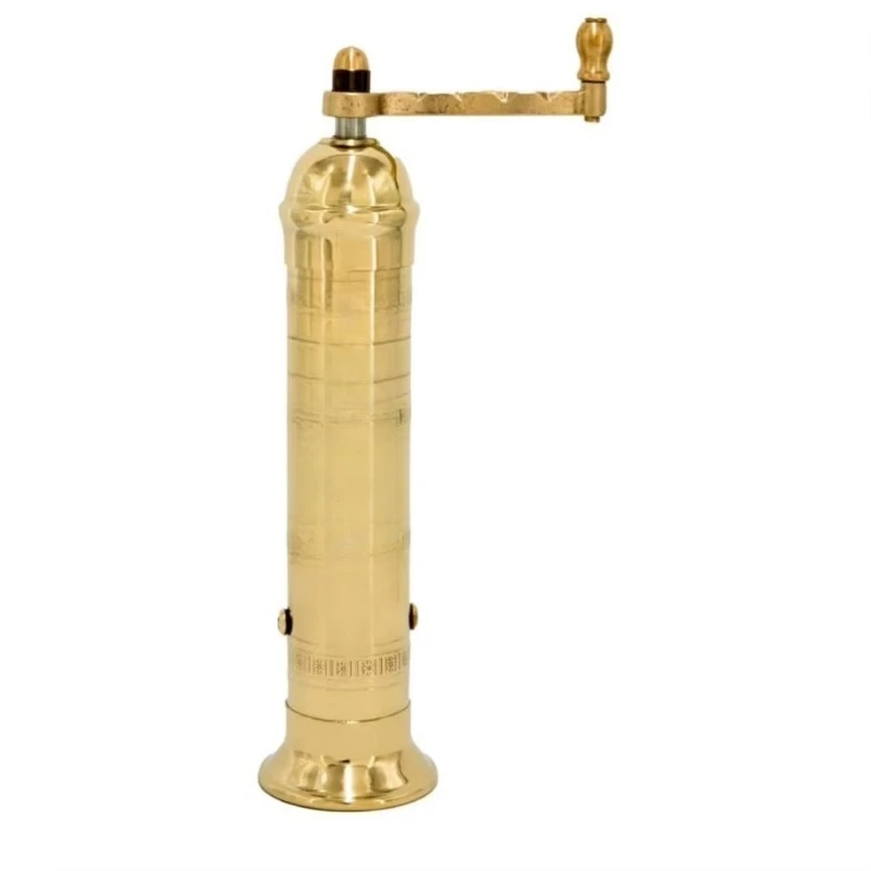 Brass Salt Shaker Pepper Grinder Kitchen Accessories Easy Grinding