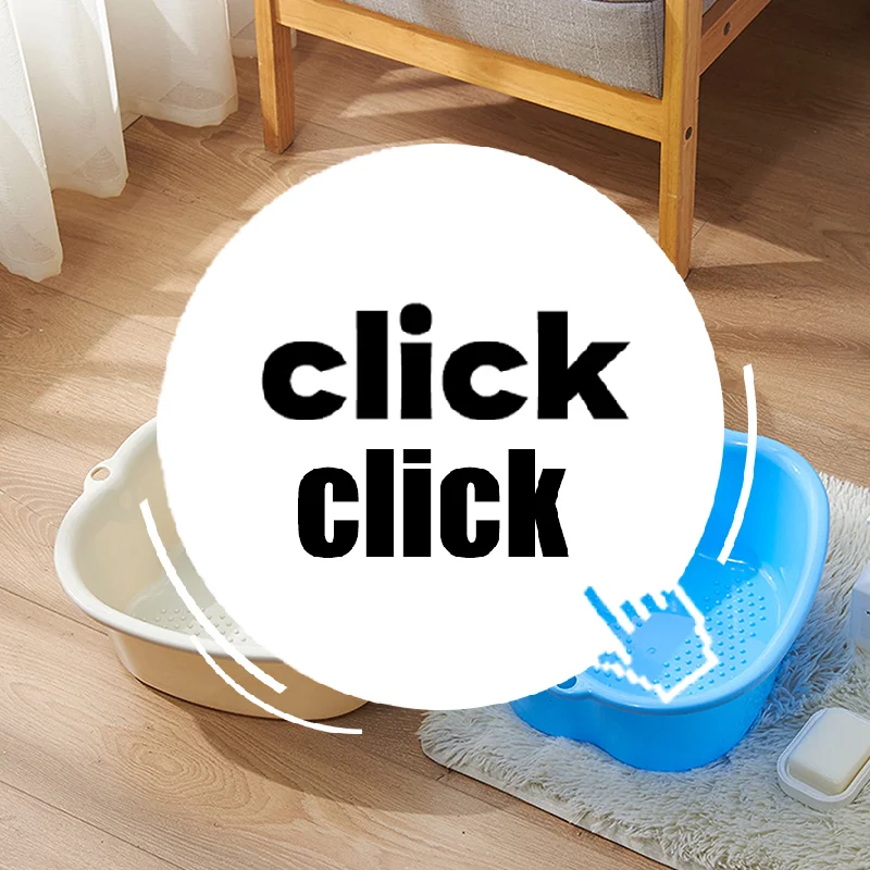 

Большая чаша для ванны для ног, толстая твердая пластиковая большая ванна для ног, спа-ванна, ведро для раковины, замачивание ног, детокс, педикюр, массаж