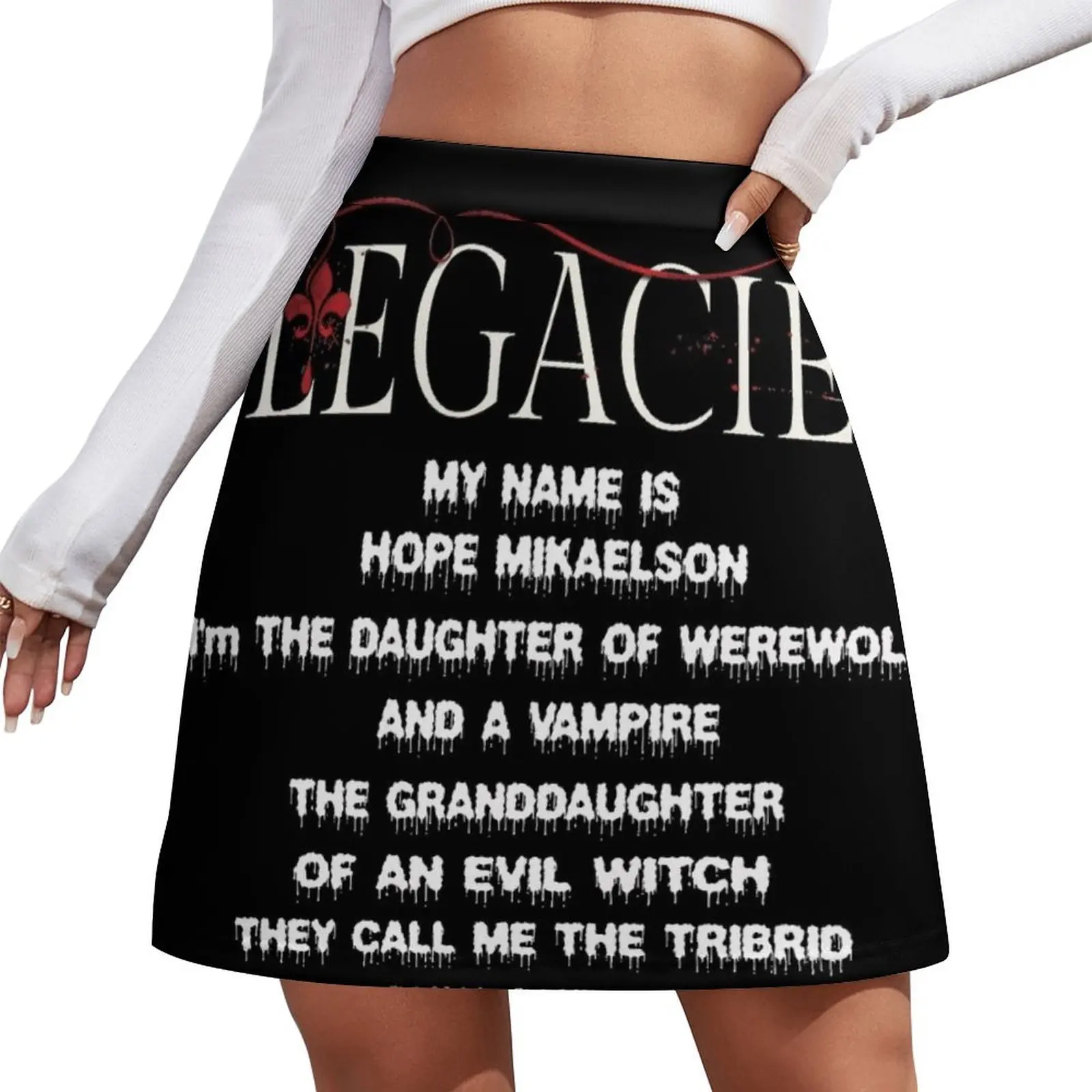 

Legacies spin-off of The Originals Mini Skirt korean style clothes fairy core extreme mini dress korean style women clothing