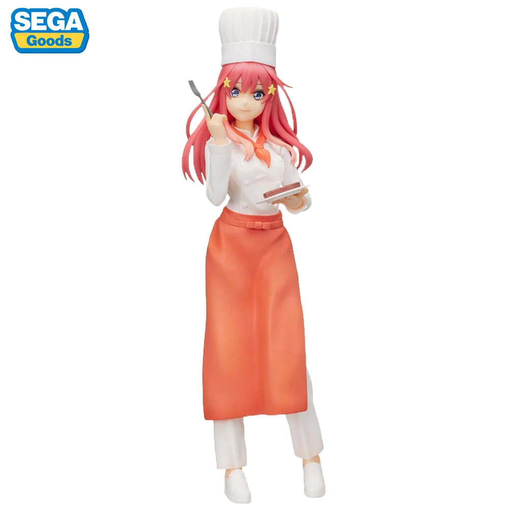 In Stock SEGA Super Premium Figure The Quintessential Quintuplets Itsuki Nakano (Cook Ver.) 230 mm Anime Action Model Gift Toys