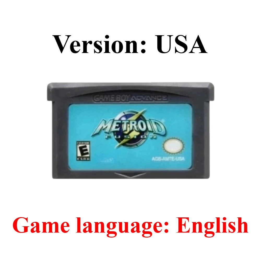 GBA Englische Spielkassette Final Fantasy Advance Wars Metroid Kirby Golden Sun Doom of Fire für GBA SP Spiel Klassische Spielkarte – Detail 10