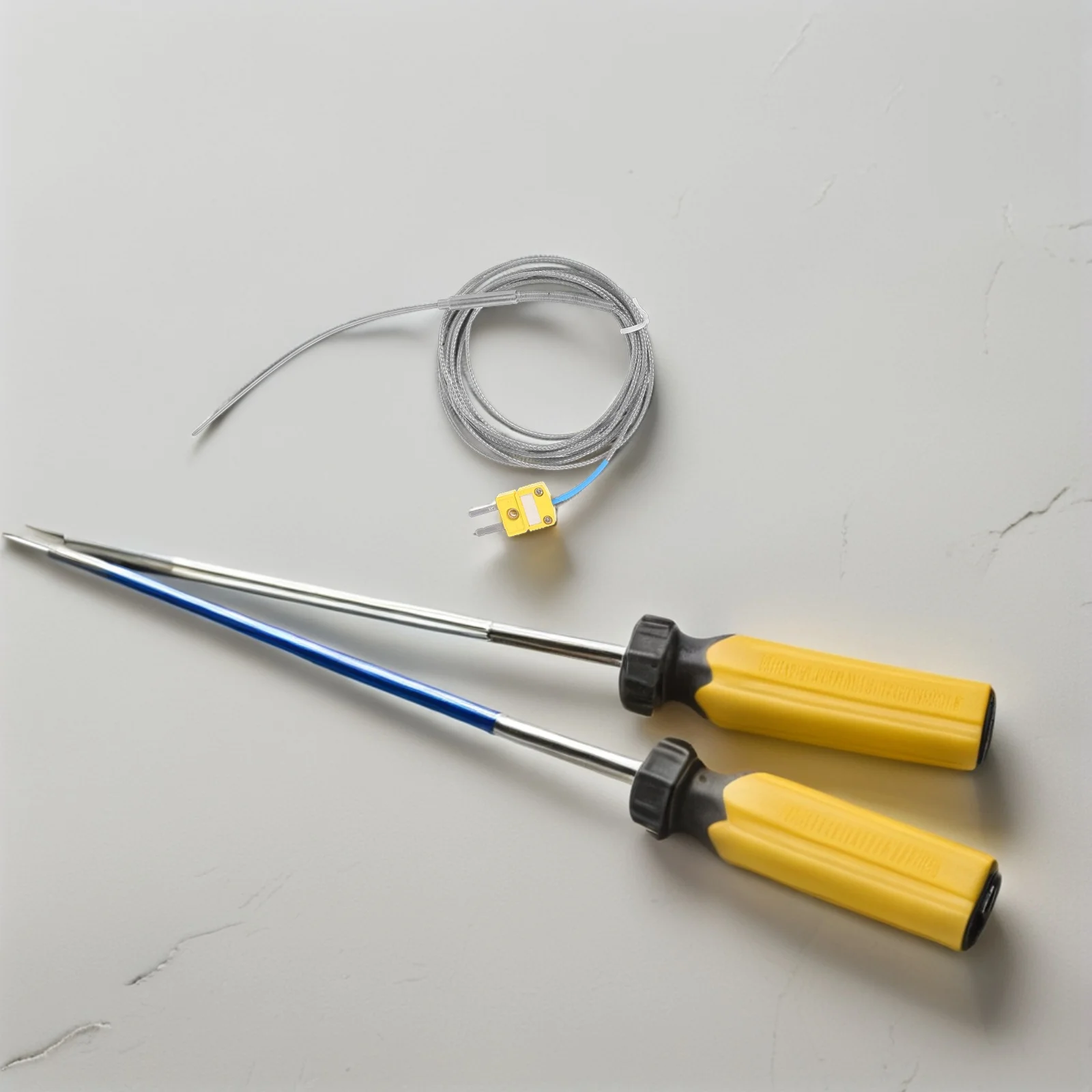 

K Type Temperature Probe Thermocouple with Plug Thermometer Sensor Connector Industrial Sensors Measuring
