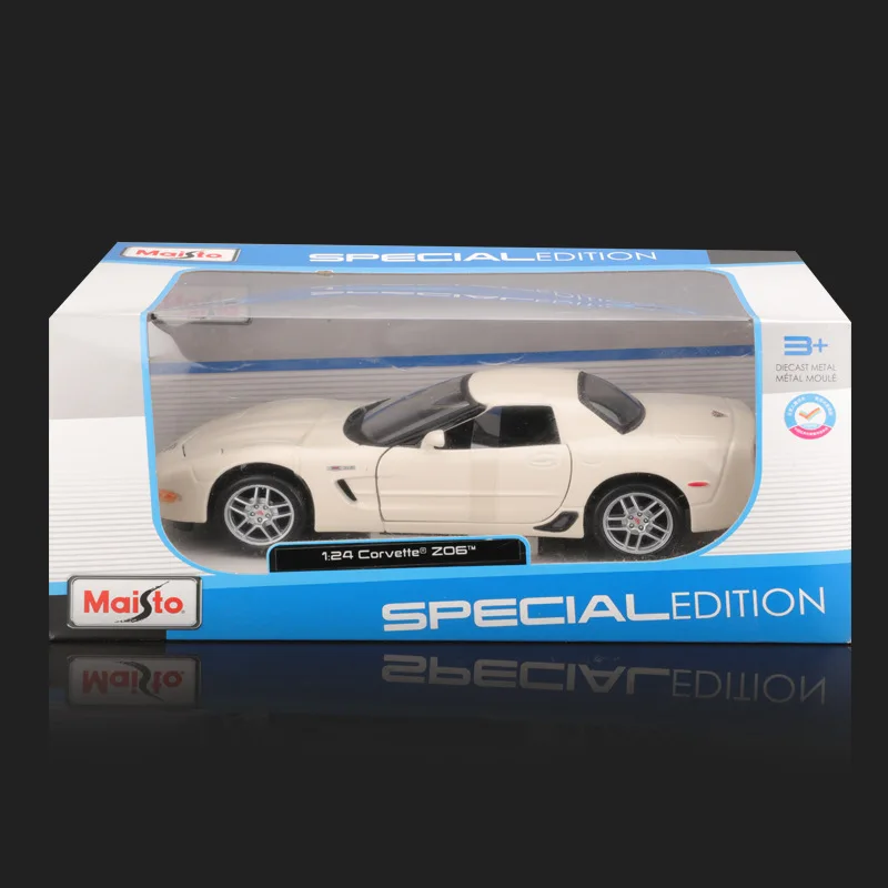 New Product Maisto 1:24 Chevrolet Corvette Z06 Alloy Miniature Diecast Model Chevrolet Sports Toys Car Model Ornaments Kid Gift