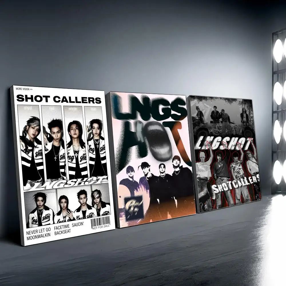 Cool Band L-LNGSHOT Poster Vintage Wall Art Aesthetic Room Decor Print Living Room Bedroom Home