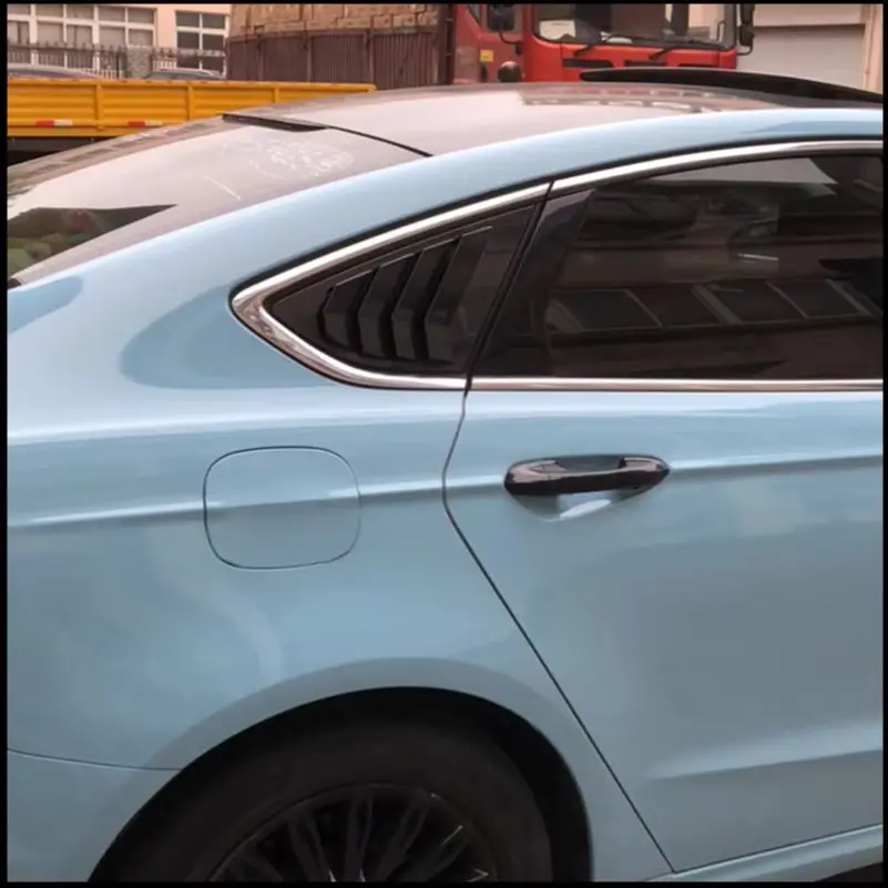 

For Ford Mondeo Fusion Sedan 2013~2021 Rear Quarter Window Blind Shades Louver Molding Cover Trim Vent Car Styling Accessories