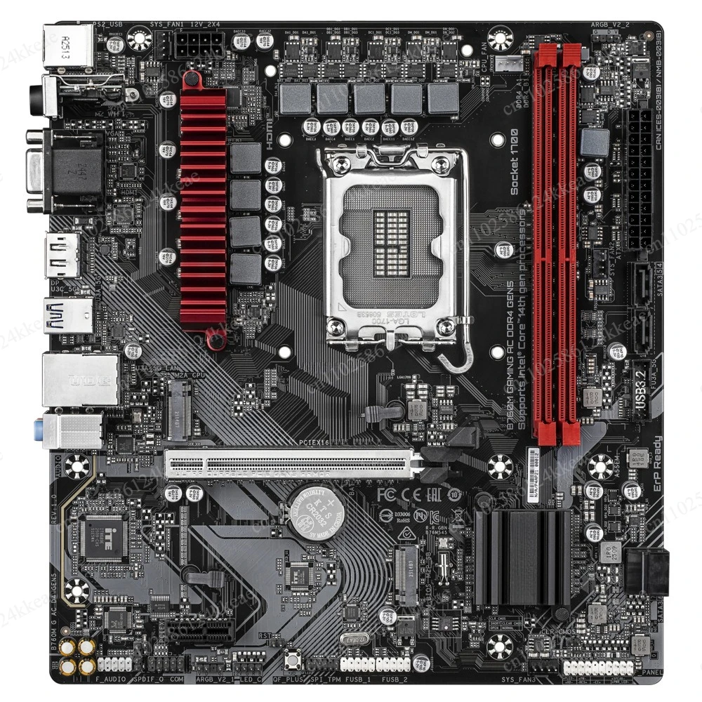 B760M DDR4 desktop computer main board supports CPU 14400F\ 13400F