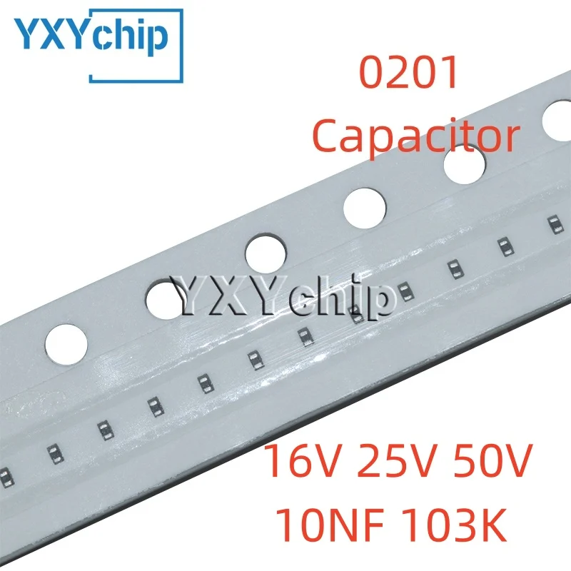 100PCS 0201 10NF 16…