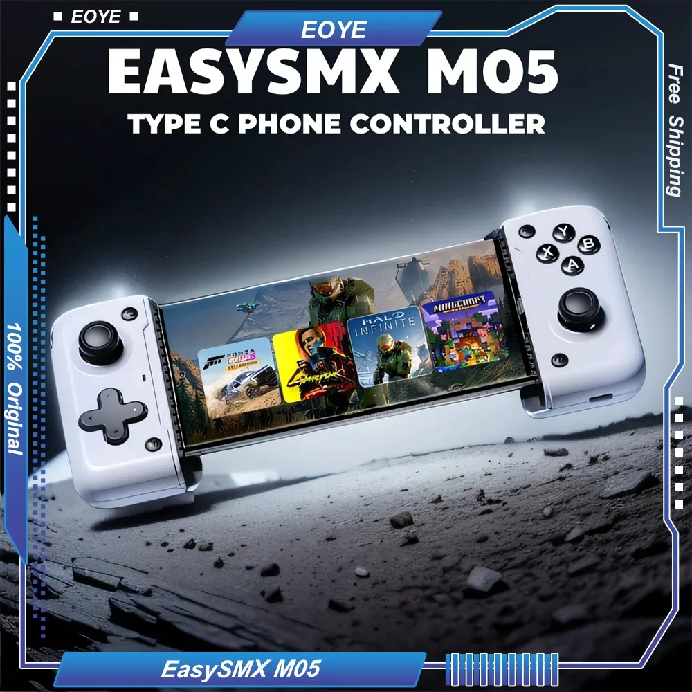 

EasySMX M05 Type C мобильный телефон контроллер с эффектом зала для облачных игровых игр Iphone15 серии XCloud map BlackMyth WuKong