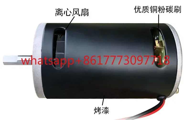 

24V500W high-power high-speed vehicle with forward and reverse dual bearing DC permanent magnet motor