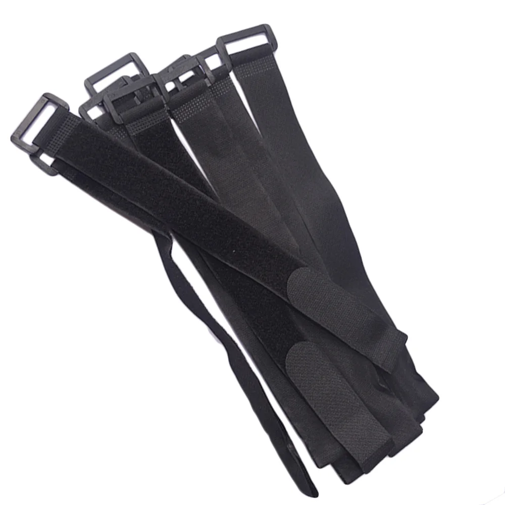 5 PCS 30*400/600/800/1000mm Cable Bie Buckle Button Buckle 39 INCH Velcr Strap Ties Nylon Hook & Loop Strap Magic Cable Ties