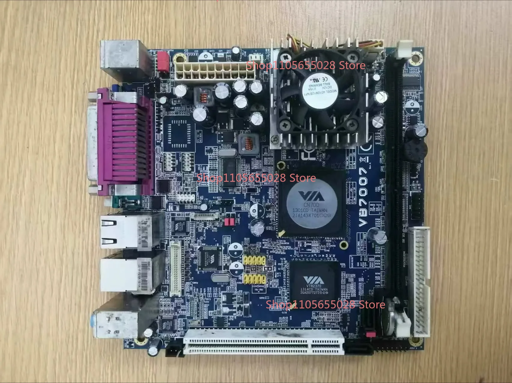 For VIA VB7007 Industrial Control Main Board Mini-ITX Cash Register Main Board Industrial Control Main Board Dual Network