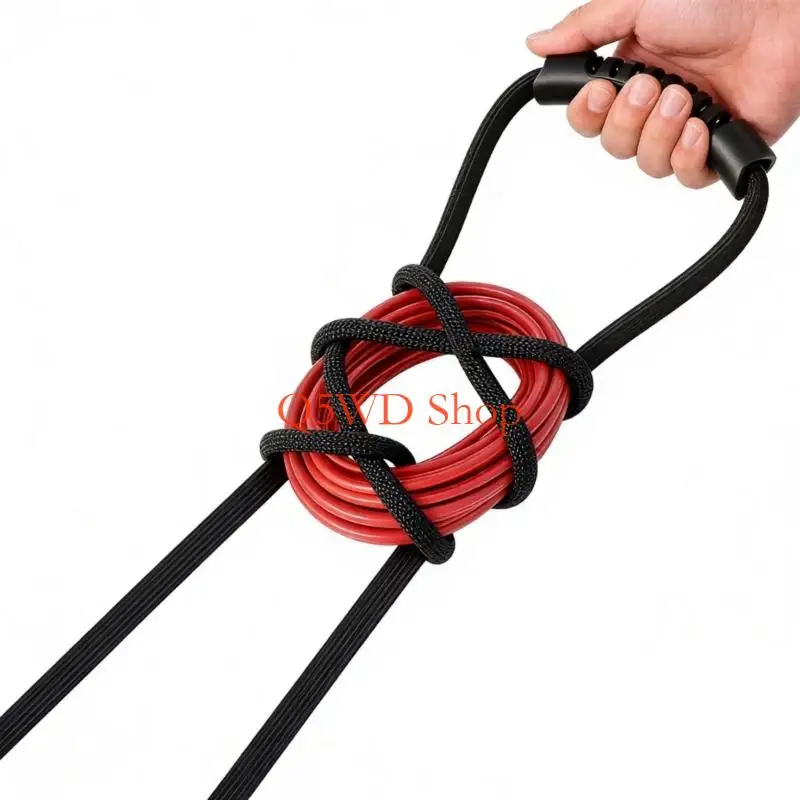 Q5WD Upgrades Nylon Cable Hangers with Hand Designs Pipe & Wire Organizers Pack of 3 for Convenient Bundling and Suspension