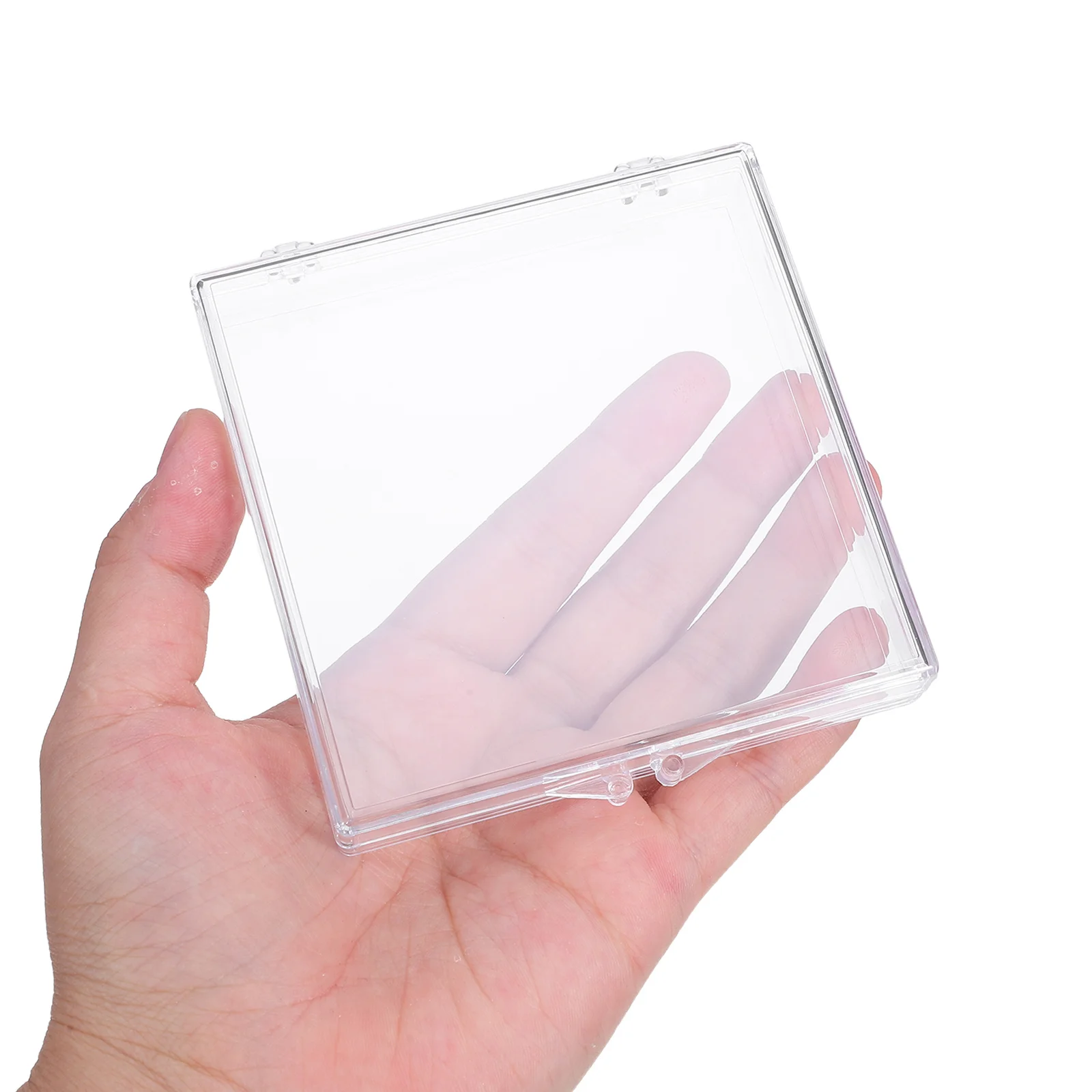 

6Pcs Butterfly Specimen Box Clear High Transparency Plastic Display Case Hinged Lid Small Keepsake Storage Container for Insect