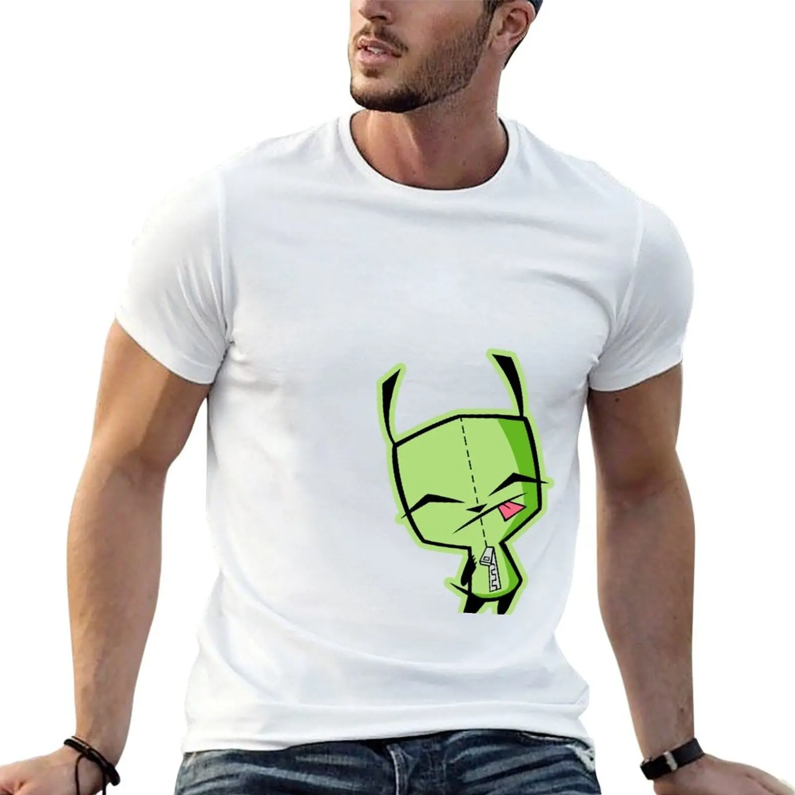 Gir 6 T-Shirt oversize t-shirts man anime stuff clothes for men