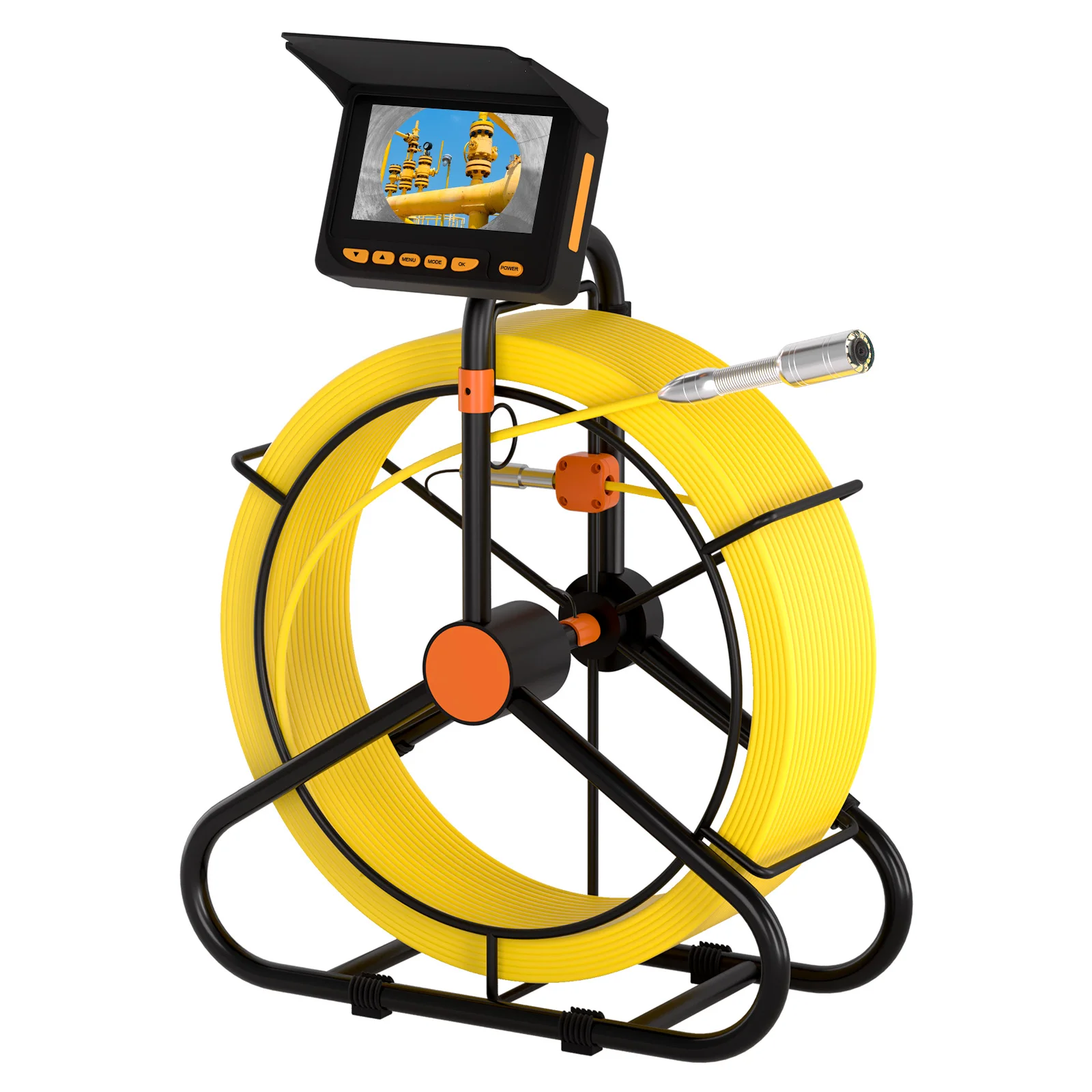 Sewer Camera 98.4FT 16GB Pipe Duct Inspection Camera 4.3