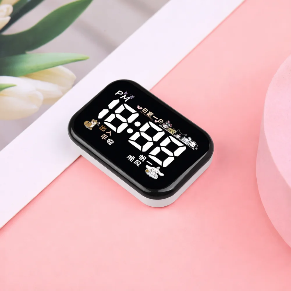 Trendy Square Digital Electronic Watch Waterproof Sport Wristwatch Minimalist Style Fashion Timepiece For Youth