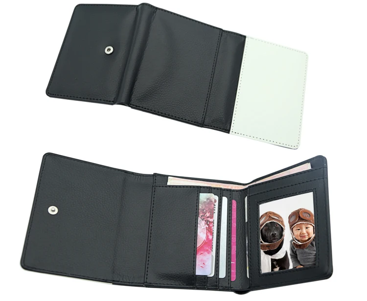 50pcs Blank Sublimation PU Leather Wallet Purse Bag Blank consumables
