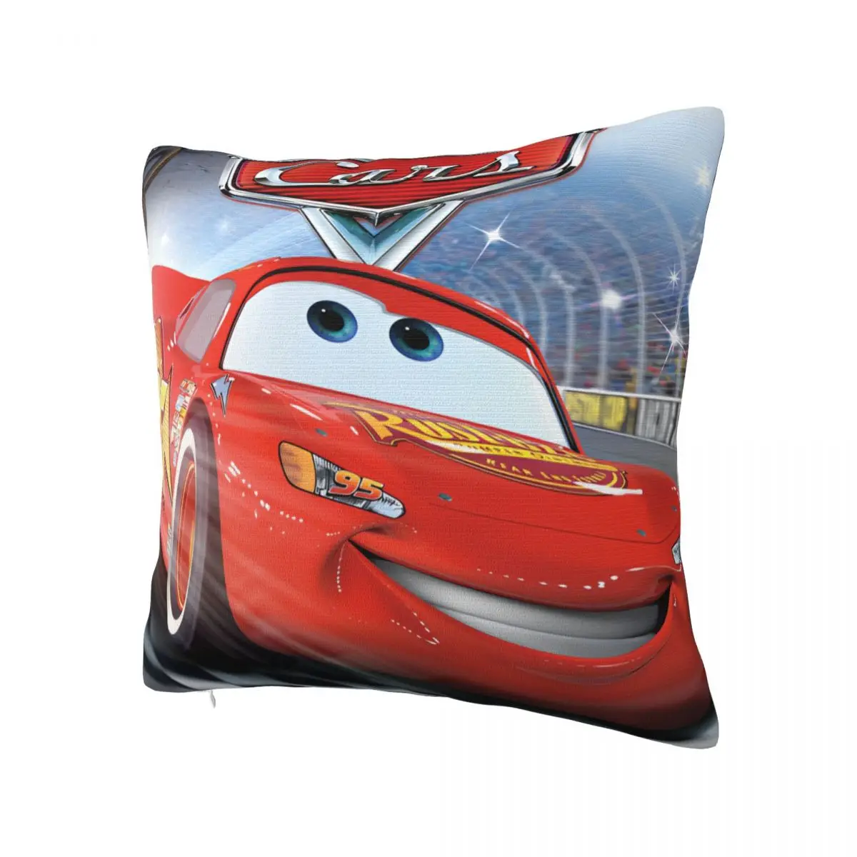 Cars Lightning McQueen Pillow Case Cushion Cover Soft Graphic Pillow Cover Morden Pillowcases For Office Car Home Decorative