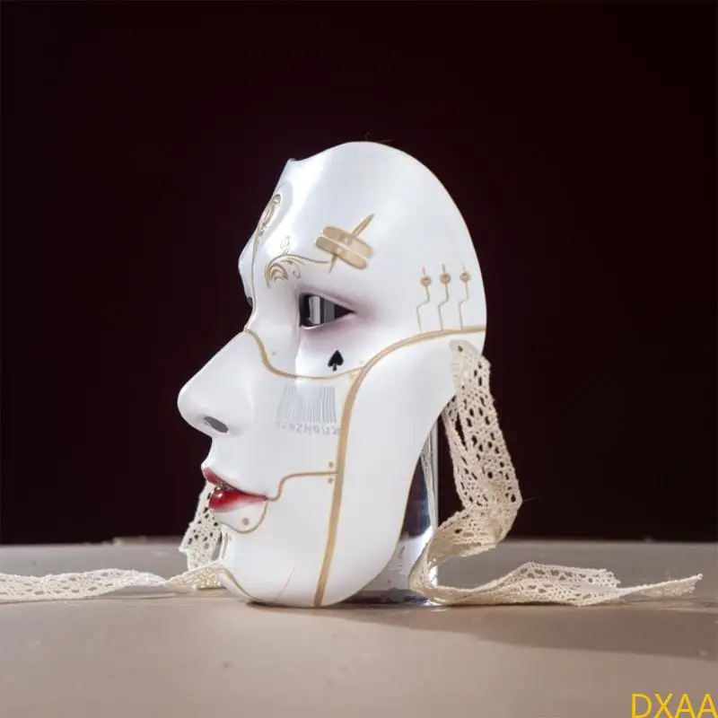 DXAA 기계식 맨 마스크 마스크 마스크 풀 페이스 마스크 성인 할로윈 코스프레 마스크