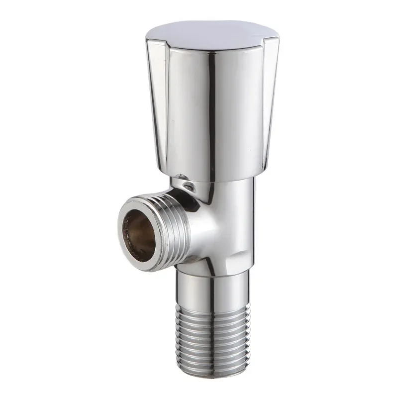 Purple Mountain Triangle All Copper Hot and Cold Water Stop Switch Valve Octopus Valve Toilet Sink Water Heater Inlet