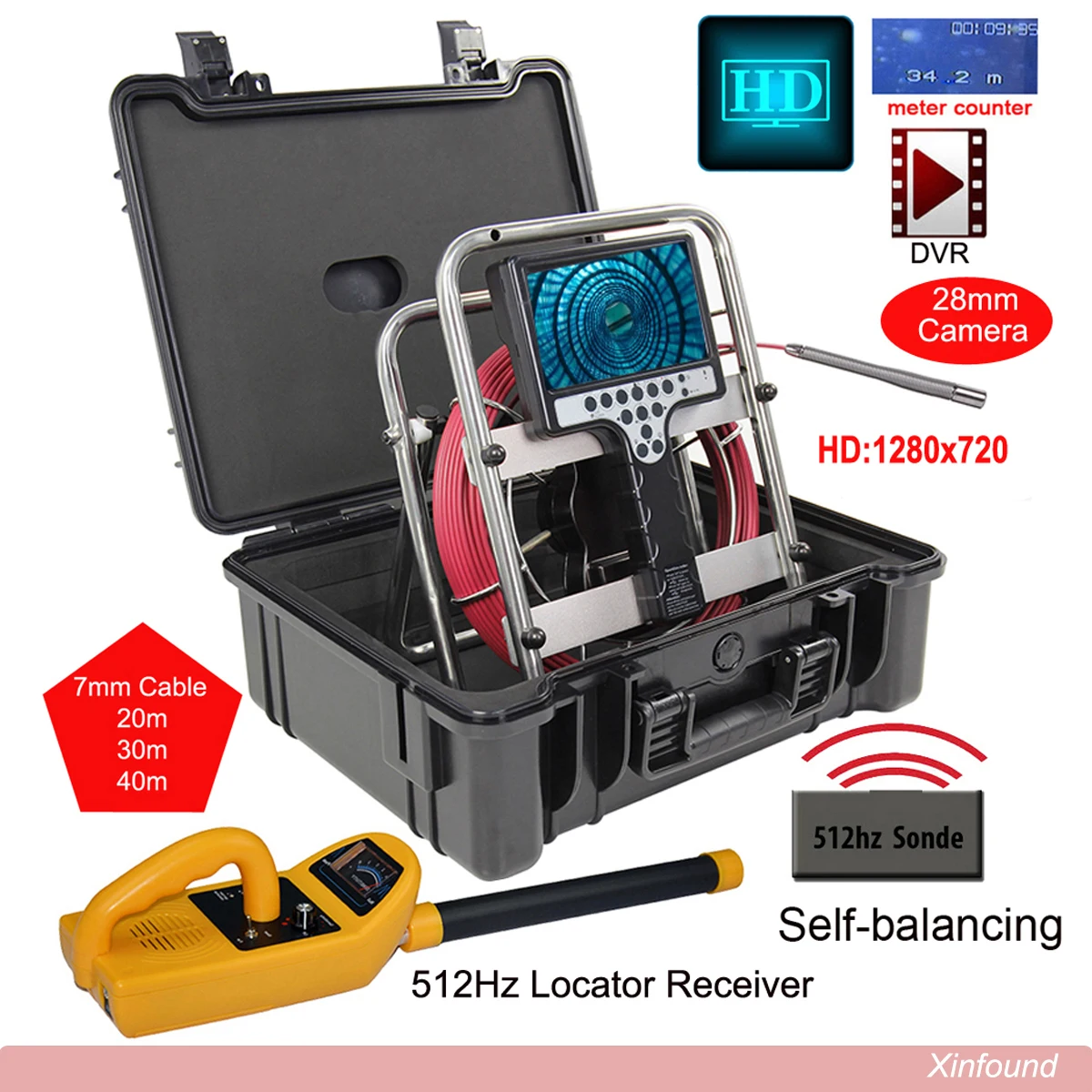 Камера-Эндоскоп Wopson, 512 Гц, DVR, 512 Гц