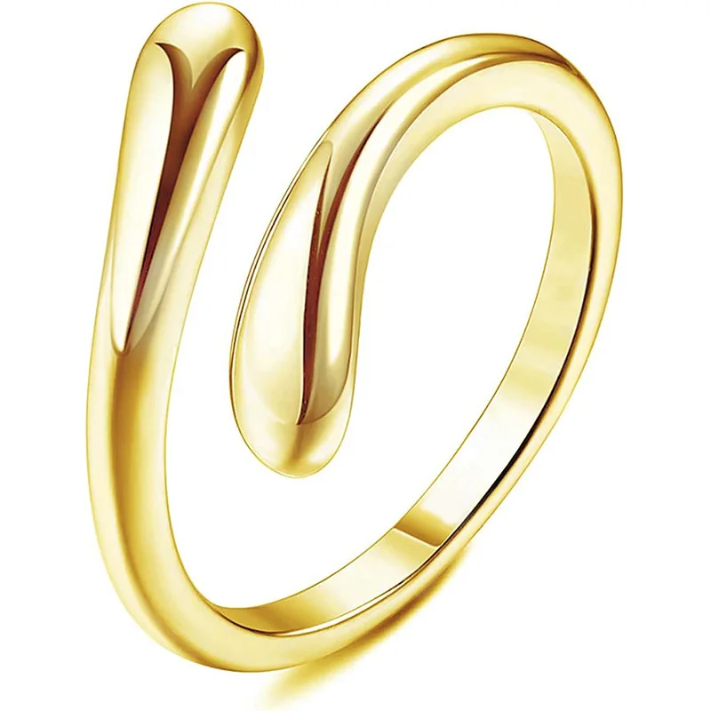 Women's Gold Plated Zircon Toe Ring, Luxury Summer Accessory