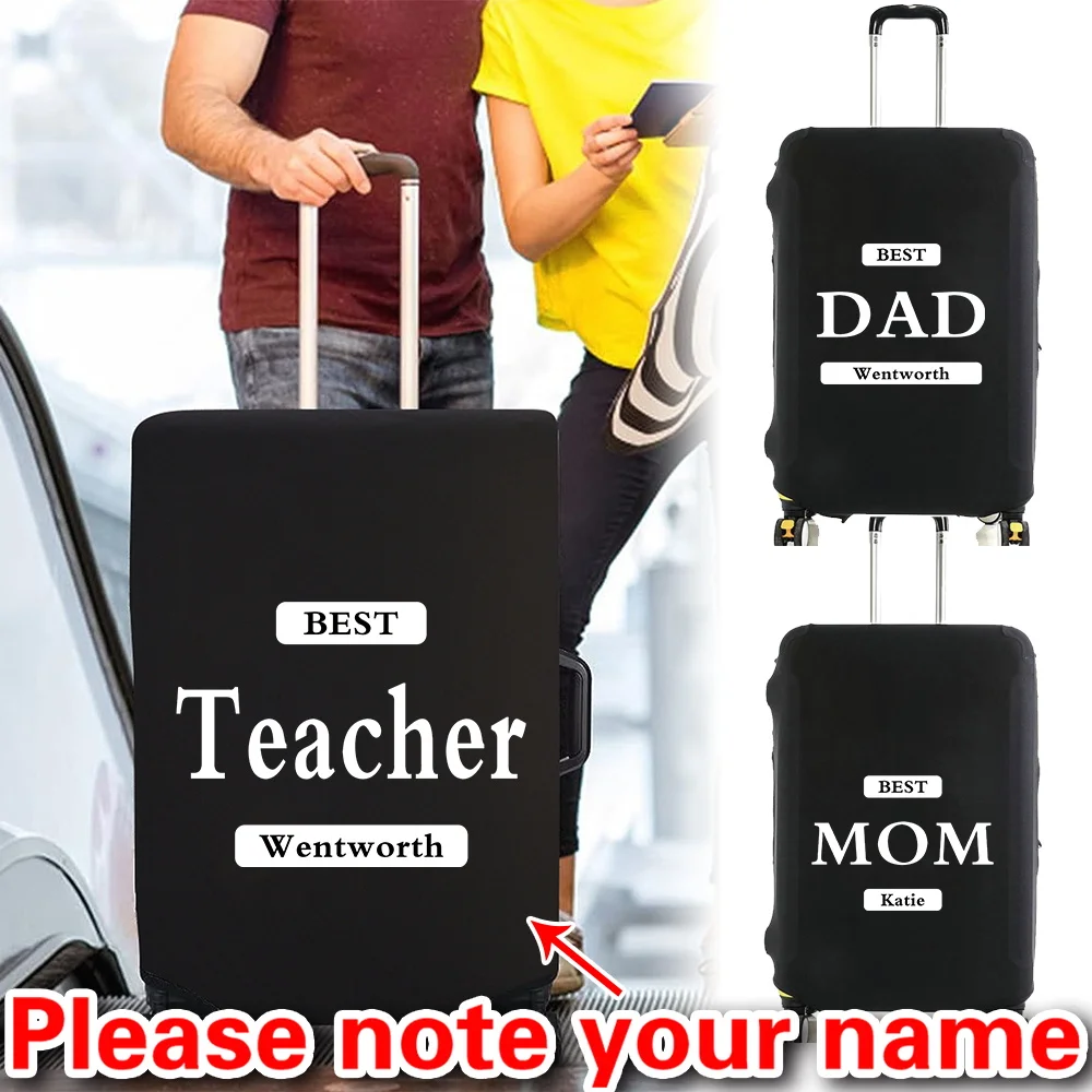 

Personalized Customized Fashion Travel Luggage Dust Cover, Simple Printed Luggage Cover, Suitable for 18-32 Inch Luggage.