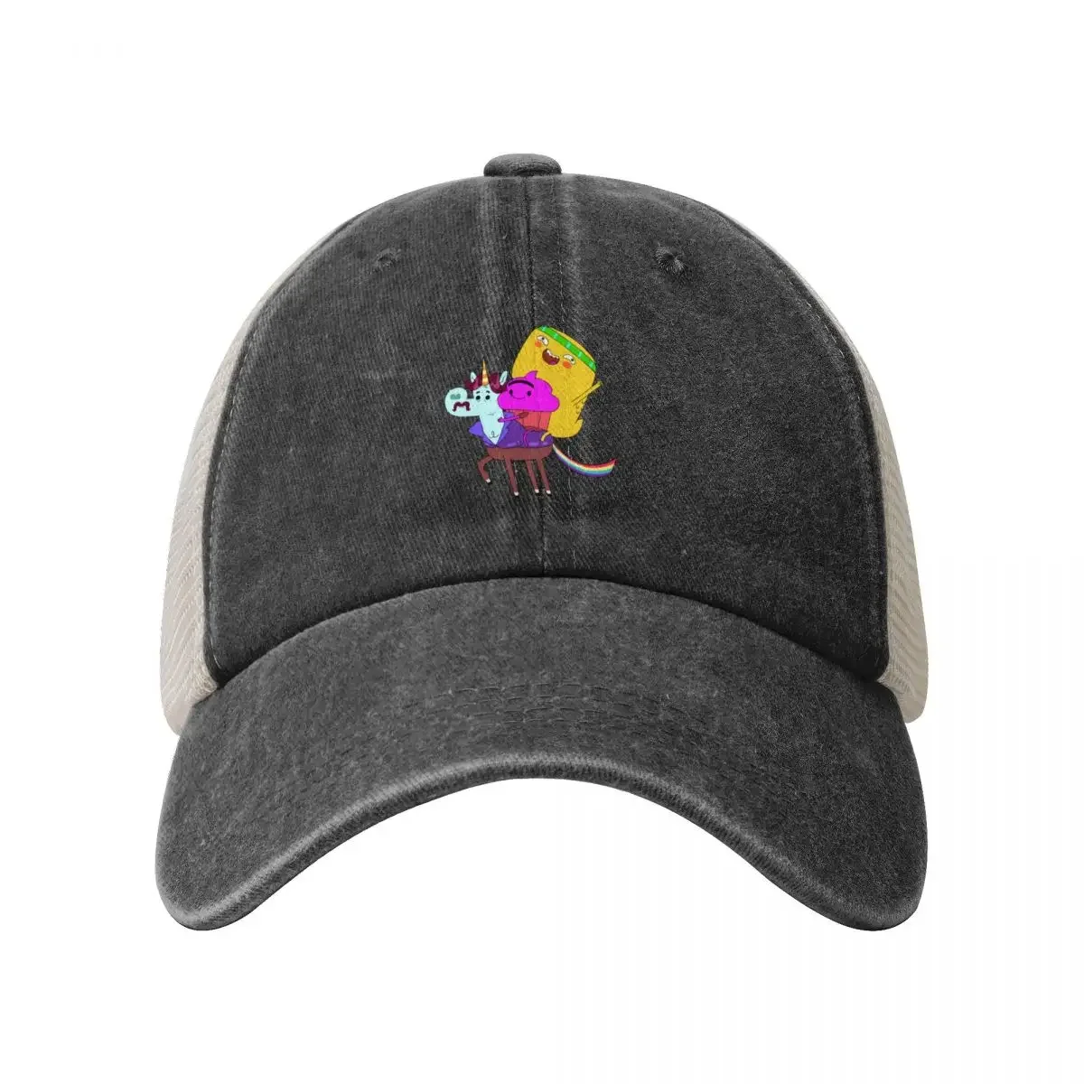 Cupcake and Dino and the unicorn Baseball Cap Kids Hat Hood foam party Hat Wild Ball Hat Woman Hats Men's