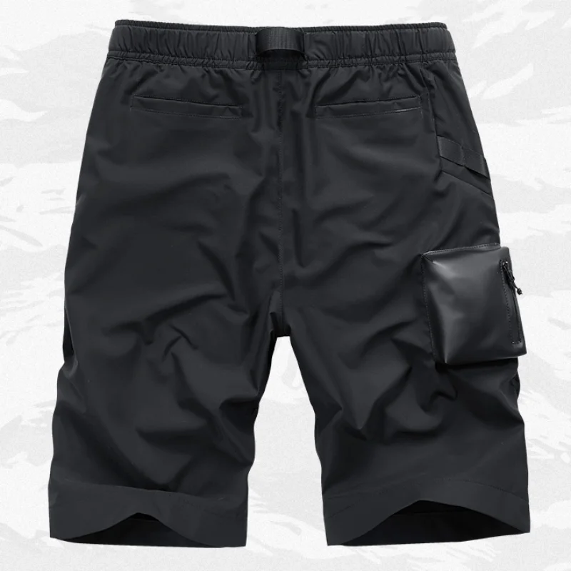 Multi-pocket Tactical Function Cargo Shorts Summer Mens Clothing Y2K High Street Punk Style Techwear Quick-dry Pants pantalone