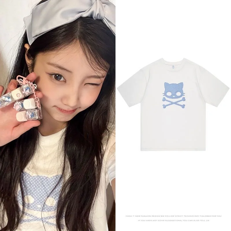 Loose Dance Performance T-shirt  Print Base Shirt Summer Wear Wonhee Illicit Women's Ethnic Stage Costume Bottom Shirt view 4