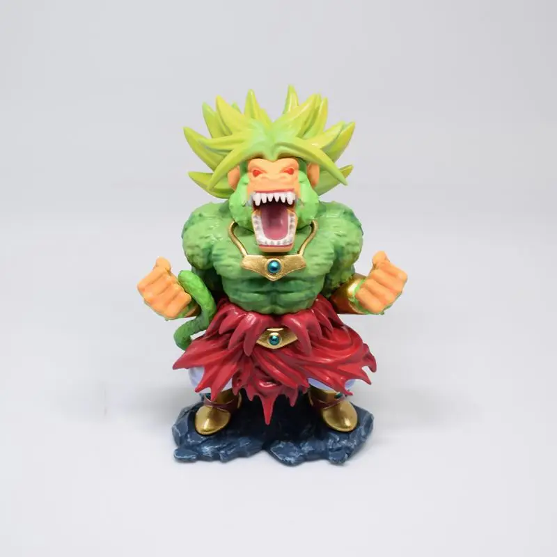 

New 15CMSuper Saiyan Great Ape Broly Blonde Model Ornament Figure Majestic and handsome