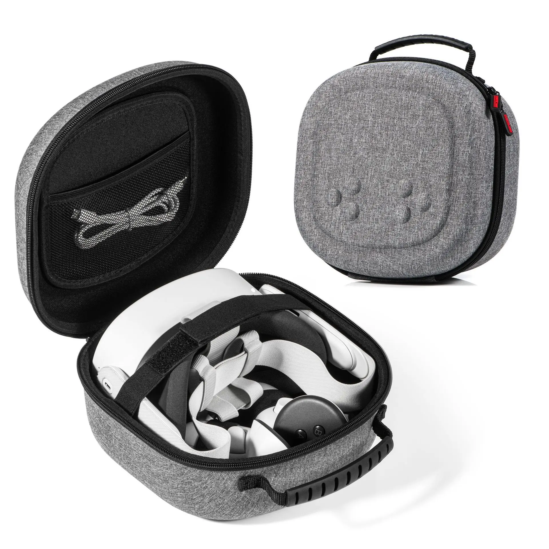 Hard Handheld Case Compatible for Oculus Meta Quest 3S/Quest 3/Quest 2 VR Headset and Touch Controller Accessories Case