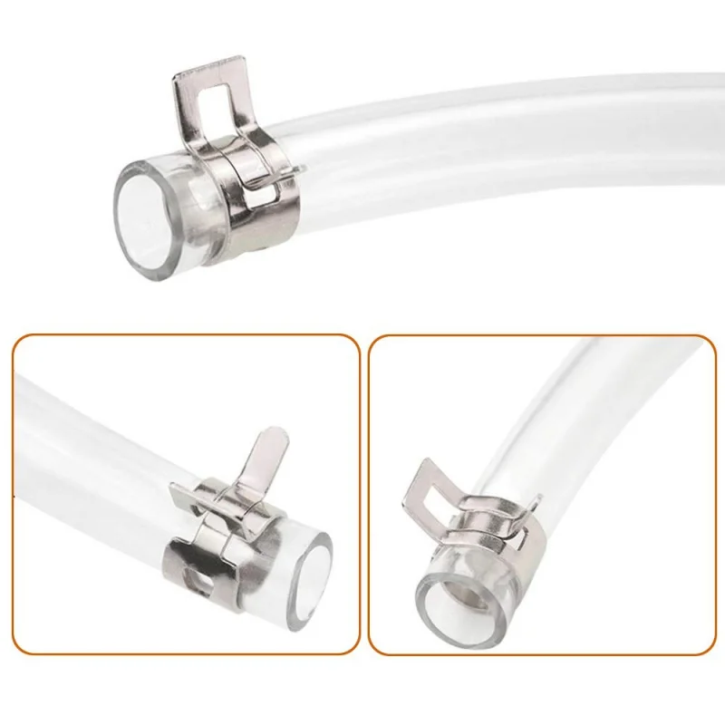 Free Shipping 80pcs/set 7-18mm Spring Clip Hose Clamp Fastener Fuel Line Hose Water Pipe Air Tube Car Plumbing Tools