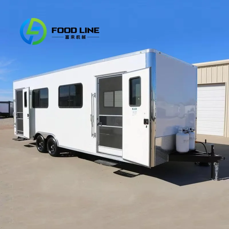 Mobile Office Trailer Single Axle Integrated Power Distribution Box Airport Runway Maintenance Office Reliable Supplier Direct