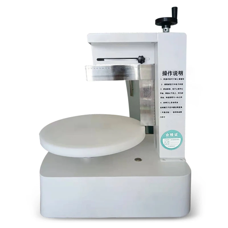 #Semi-automatic butter smoothing machine baking and cake shop buttering machine equipment 4-12 inch cake creaming equipment