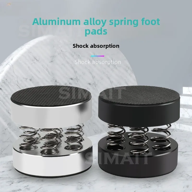 Black Silver HIFI Shock Spikes Upgrade XSSH Audiophile Speaker Spike Audio CD Amplifier Spring Damping Stand Pad Isolation Feet