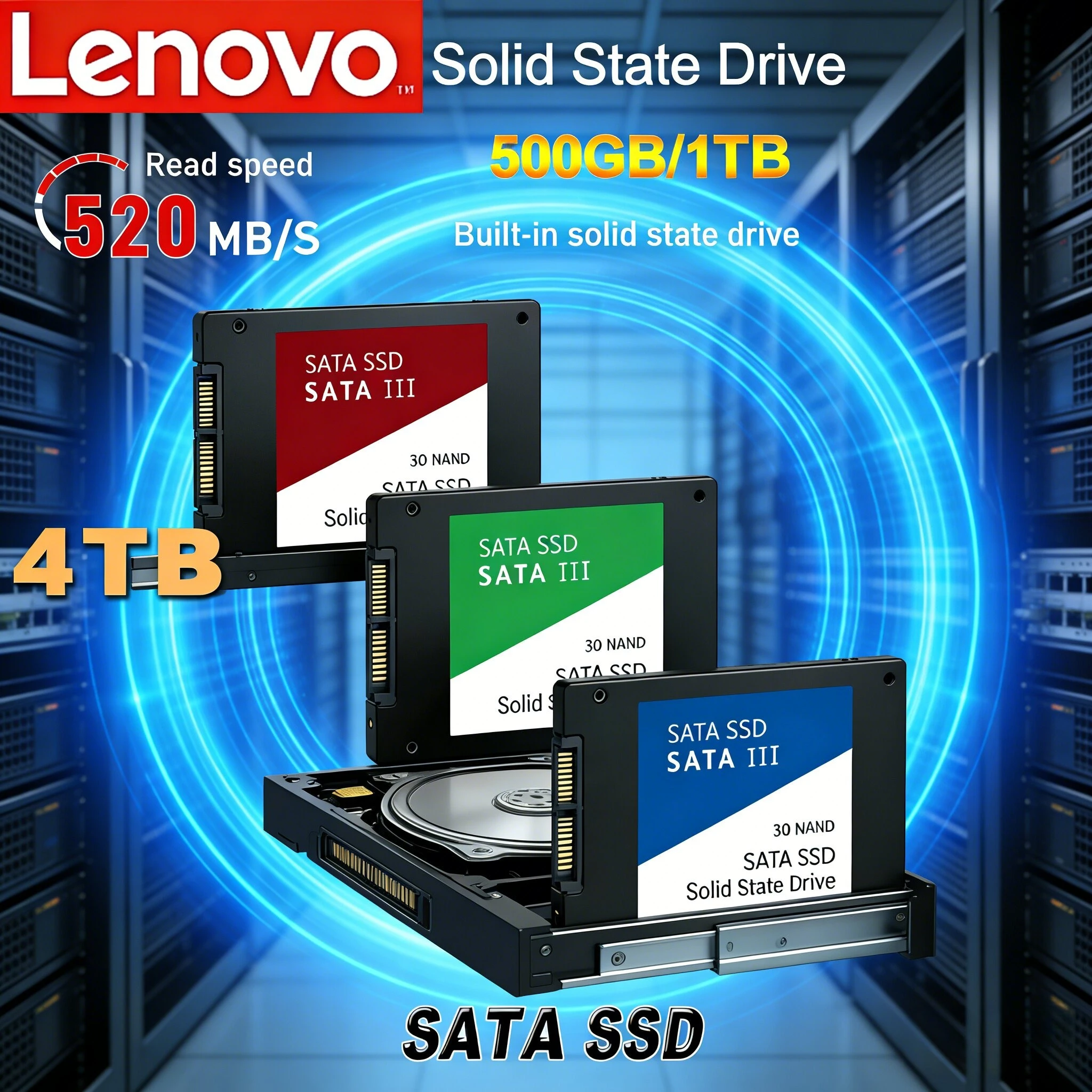 

Новый внешний твердотельный накопитель Lenovo 880 EVO SSD с интерфейсом SATA3, портативный, высокоскоростной, для ноутбуков