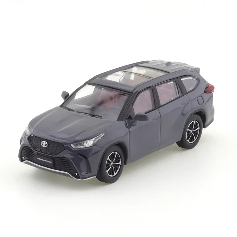 JKM 1/64 Toyota Highlander XSE American Sports Sedan SUV Car Alloy Vehicle Diecast Metal Model Kids Xmas Gift Toys for Boys