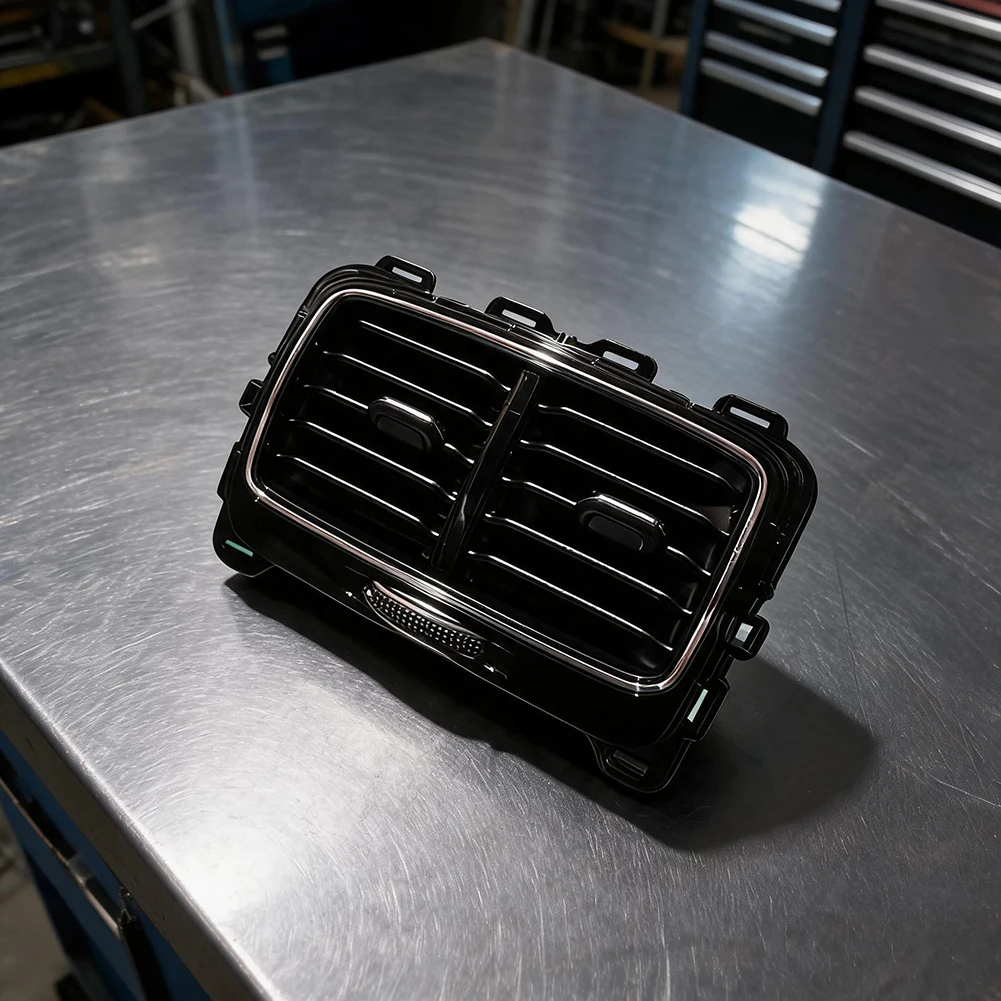 For Restoring Climate Control Black Rear AC Vent Grille OEM Replacement Vent ABS PC Material Heat Resistant Directional Airflow