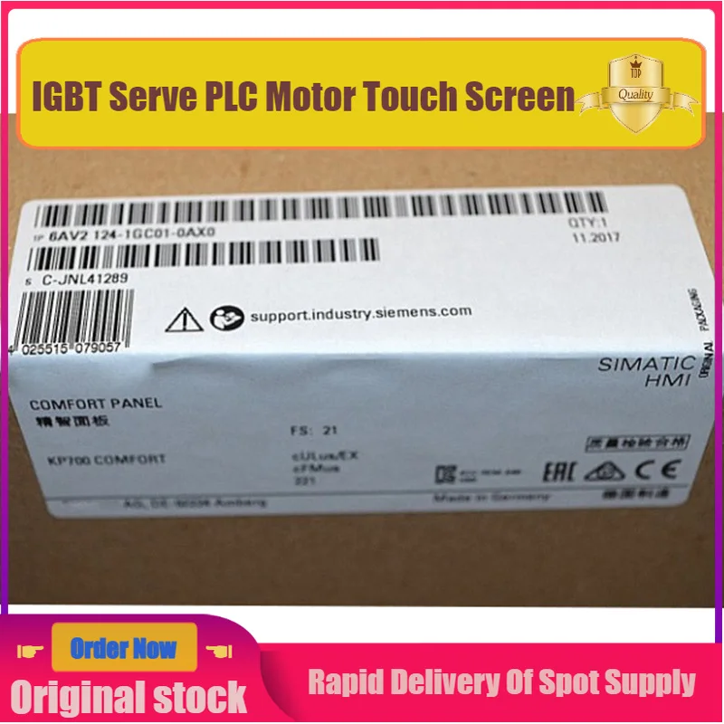 

New original 6AV2124-1GC01-0AX0 HMI KP700 smart button 7-inch operation panel display spot