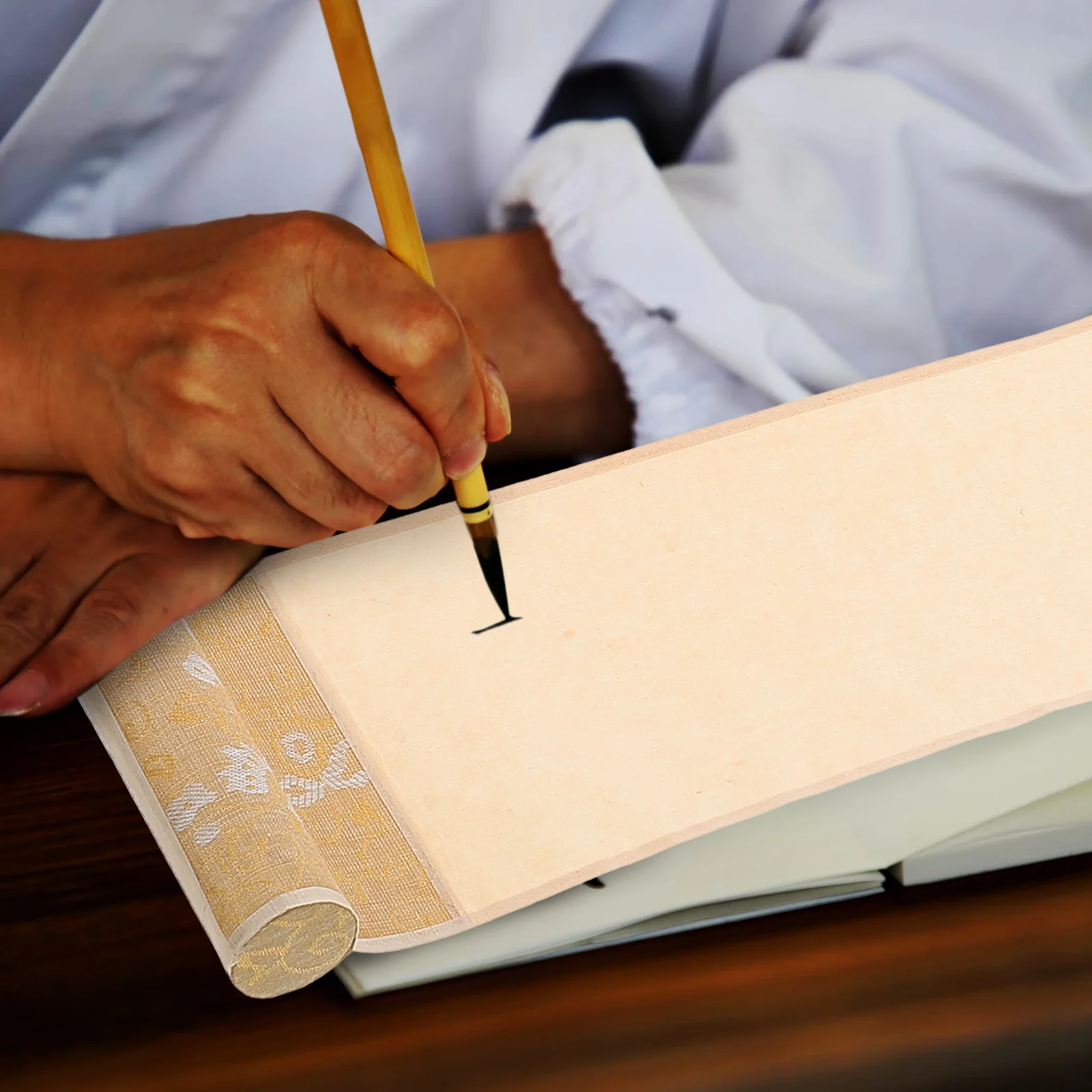 

Blank Chinese Calligraphy Scroll Paper Premium Rice Sheet for Painting Writing Artwork Wall Hanging Home Office Decor