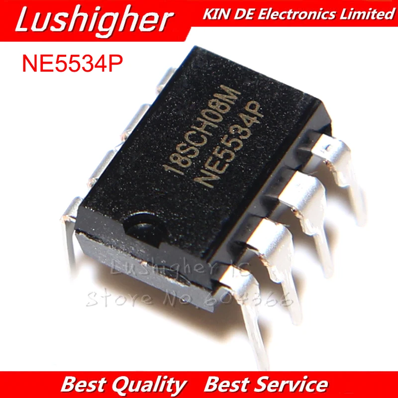 10PCS NE5534P DIP8 NE5534 DIP NE5534N New Original