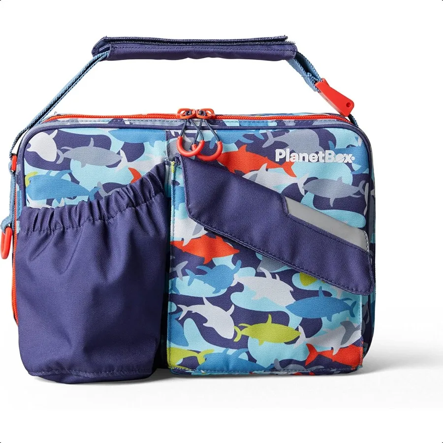 

Insulated Lunch Bag Camo Edition Carry Bag with Pockets for Water Bottle and Snacks Durable Easy to Clean BPA Free