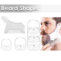 Men Beard Styling Tool Goatee Shaving Template Beard Shaving Face Care Modeling Grooming Ultra-thin Edge Beard Comb