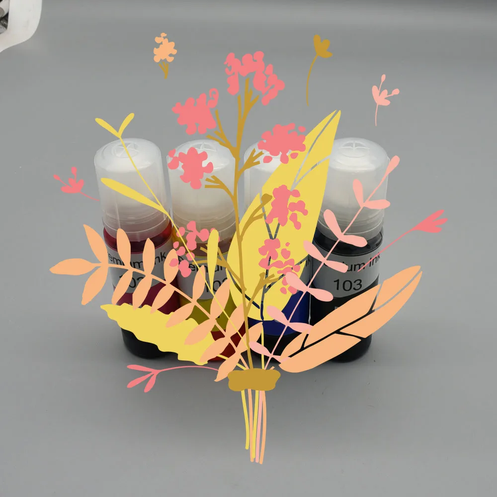 

T103 103 104 Refill Dye Ink For Epson Eco Tank L1110 L3100 L3110 L3111 L3116 L3150 L3151 L3156 L3160 5190 Desktop Printer