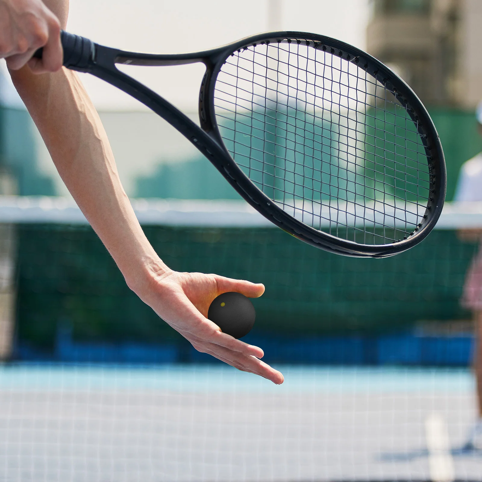 

High Bounce Squash Balls 4Pcs Small Sports Ball for Indoor Playground Training Flexible Rubber Ball Toy for Birthday Party Favor