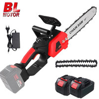 12-Inch Brushless Electric Chain Saw 3500W RPM Cordless Handheld Home Chainsaw grade Pruning oils For Makita 21V Battery